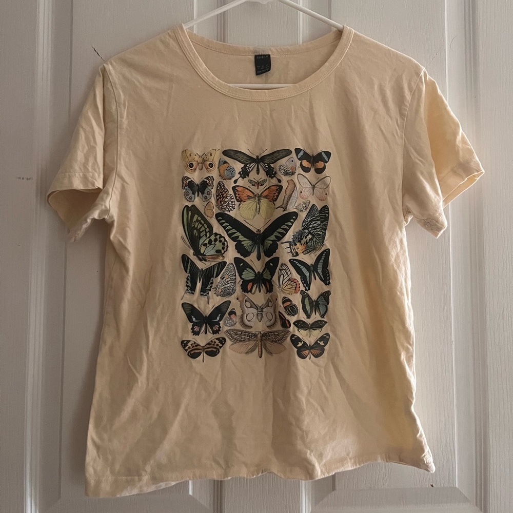 Yellow Butterfly Tee